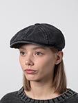 Кепка STETSON арт. 6841165 HATTERAS BLACK DENIM (черный)